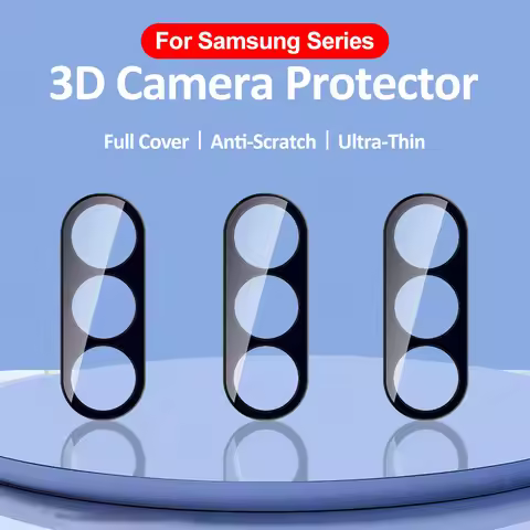 3Pcs Back 3D Lens Protector Glass For Samsung Galaxy A56 5G HD Camera Cover Case A16 A26 A36 A17 4G 