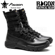 RAGON Asiaon 579 Cordura Fabric High Cut Tactical Boots for Outdoor and Hiking Activities