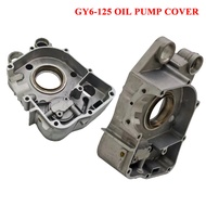 Motorcycle GY6 125cc 150cc Right Side Crankcase Cover Auto Engine Oil Pump Cover Universal