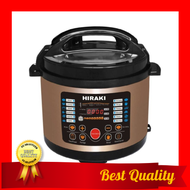 [BEST QUALITY] 6L 7KG HIRAKI Pressure Cooker with Non-Stick Inner Pot: Periuk Tekanan Tidak Melekat 6L