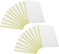 PATIKIL Clear Report Covers with Push Bar 20 Pack 8mm Slide Grip Resume Cover Capacity 50 Sheets A4 