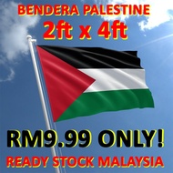 (FAST SHIPPING) Bendera Palestin 2 x 4 Flag Palestine Country Besar