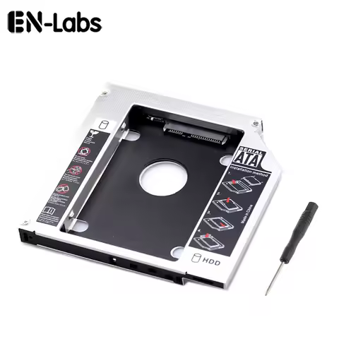 En-Labs 2.5 inches SATA 2nd HDD/SSD HARD DRIVE SATA to SATA caddy Tray for 12.7mm Laptop Universal C