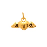TAKA Jewellery 999 Pure Gold Pendant Love Angel