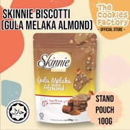 SKINNIE Biscotti: Gula Melaka Almond Biscotti 100G (Stand Pouch)