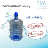 3 Gallon(11.5 Litre) Water Bottle ,Water Tank With FREE Cap Set For Bottle Water Dispenser