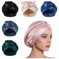 MESHOPMY Silk Satin Hair Bonnet, Adjustable Smooth Mulberry Silk Wrap, Premium Breathable Luxury Sat