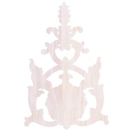 1X Rubber Wood Carved Applique Vintage Furniture
