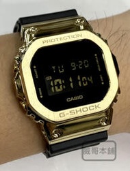 【威哥本舖】Casio台灣原廠公司貨 G-Shock GM-5600G-9 高貴奢華 經典黑金電子錶 GM-5600G