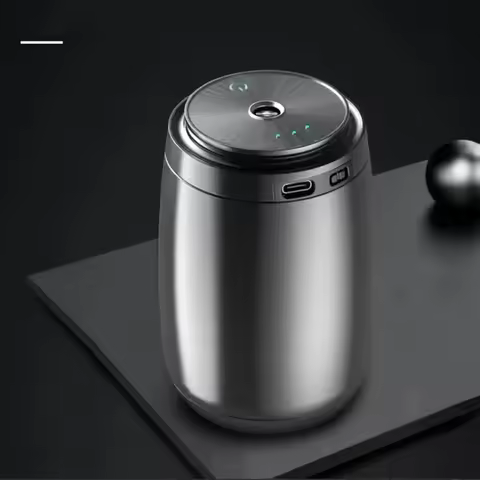Car Essential Oil Diffuser Aluminium USB Rechargeable Auto Air Fresheners Aroma Diffuser Electric Ar