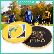 GOO Football Referee Flip Coin Portable Hard Alloy Coins Pick Side Soccer Flip Coin Double Side Judg