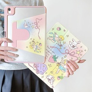 เคสiPadหมุน 360° Air7 Gen11 Air6 11/13 ที่ใส่ปากกา นางฟ้าโบว์ริบบิ้น case iPad Gen10 Pro13