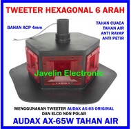 Hexagonal AX 65 Tweeter Panggil 6 Sisi 6 Penjuru Audax HEX AX65 Walet - AX 65W Merah