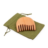 Sinoche Taiwan Cypress Semicircle Short Comb Cypress Comb Taiwan Cypress Handmade Comb Scalp Massage