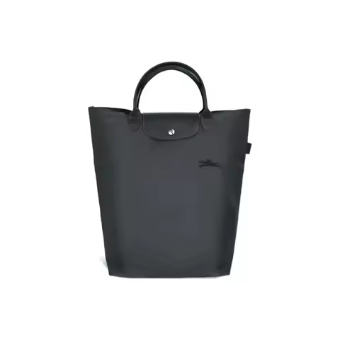 LONGCHAMP Le Pliage Canvas Bag, Handbag Medium Women's Graphite Gray 10168919P66