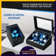 Watch Winder Box Automatic Watch Display Box Automatic Watch Storage Box 3 Slots 6-Slot/ 12-Slot Ext