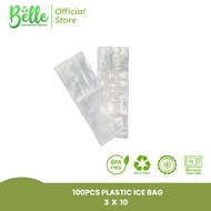 Belle Plastic Ice bag 4x12, 3x10 available size (100pcs)