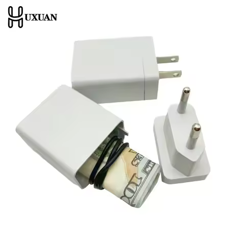1Pcs Private Money Box Fake Charger Plug Secret Jewelry ⁣⁣⁣⁣Hidden Storage Box Medicine Box Secret H