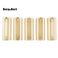 Flashlight Cylindrical 3 x AAA Battery Plastic Holder Box 5Pcs