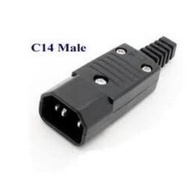 C14 MALE PLUG CONNECTOR 3 PIN For iec UPS APC C13 to C14 10A PLUG