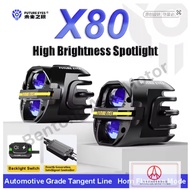 [100% ORI FUTURE EYES] FUTURE EYES GALAXY X80 Spotlight Sport Light Lampu Motor Motorcycle BMW Versy
