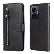 XICCI For OPPO A77S 4G/A57 4G/A77 4G/A57S 4G/A77 5G/Realme Narzo 50 5G Phone Case Zipper Wallet Bag