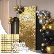 ISTILZ Sequin Panel Wall Decor, Baby Shower Glitter Square Sequin Backdrop, Birthday Decoration Wedd