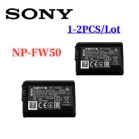 Original SONY np-fw50 NP FW50 Battery For Sony Alpha a6500 a6300 a6000 a5000 a3000 NEX-3 a7R a7S NEX