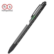Cool Gadgets 9-In-1 Multitool Pen with LED Light-Ideal Christmas Gifts for Men for DIYers Black