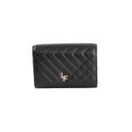 Louis Fontaine กระเป๋าสตางค์พับกลาง รุ่น DELLA - สีดำ