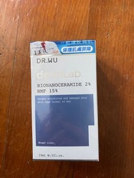 Dr.  Wu 2%神經醯胺保濕精華 15ml