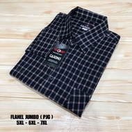 Big SIZE Jumbo Flannel Shirts / Jumbo OVERSIZE 5XL - 6XL - 7XL Flannel Shirts