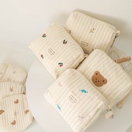 Pannier bag Diaper Bag New Zipper Embroidery Cotton Mummy Bag Baby Stroller Pannier Bag Diaper Bag