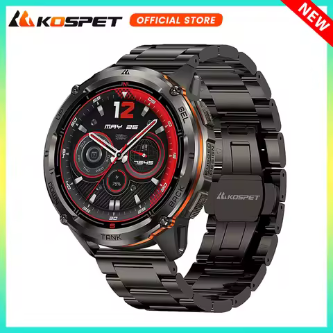 KOSPET TANK T3 Ultra 2 GPS Rugged Smart Watch For Men Compass Altimeter Barometric 5ATM IP69K Waterp