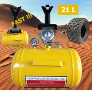 ถังระเบิดลม ขึ้นขอบยาง ถังลมขึ้นขอบยาง บาซูก้า แบบปุ่มกด(เครื่องระเบิดขอบยาง) 7.5 Gallon Tyre Instant-inflation Sealer 20L