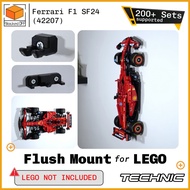 Flush Wall Mount For Lego Technic Ferrari F1 SF24 (42207)