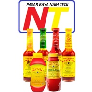LINGHAM'S SOS CILI EXTRA HOT , BAWANG PUTIH , HALIA 340G , SRIRACHA 285G @ NAMTECK PASAR RAYA NAM TE