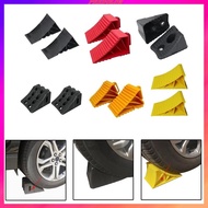 [Predolo2] 2Pcs Wheel Chocks Easy Removal Professional Repair Parts Assembly Replacement Tire Stopper for Trailer Truck RV Car