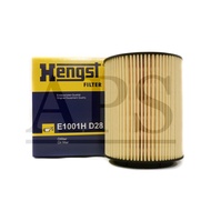 (E1001H D28) Hengst Oil Filter AUDI A6(4B,C5)3.7(99-05)/(4A,C4 1.9 TDI) (94-97) OIL FILTER (021 115 
