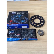 Crun GirSet RACING Vega ZR Old 5D9 / Gear Gir Set Package Vega RR 15T-40T 428-108L / Jupiter Z New R