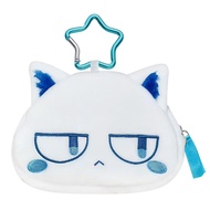 Cute Hololive Hoshimachi Suisei Takoyaki Cat Face Plush Pouch Case Storage Bag Keychain Coin Purses