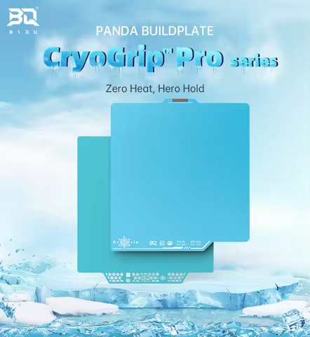Panda Build Plate CryoGrip Pro Cool Plate For Bambu H2D P1 X1 Series A1&Mini K1 Max AD5M/5X Prusa MK
