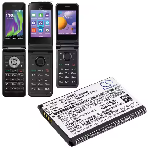 1200mAh Mobile, SmartPhone Battery BL-49H1H, EAC63438202 for LG VN220,Exalt LTE 4G, UN220, Classic F