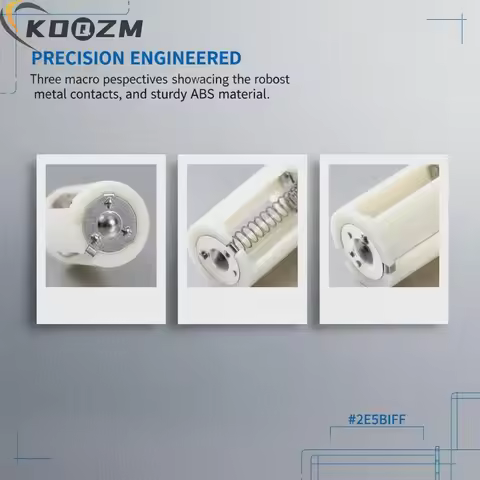 4Pcs AA to D Converter Battery Holder Set Adapts 3x AA to D Size for Efficient Energy Use