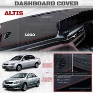 Toyota Altis 2008-2013 Dashboard Cover Anti Slip Dashboard Mat High Quality