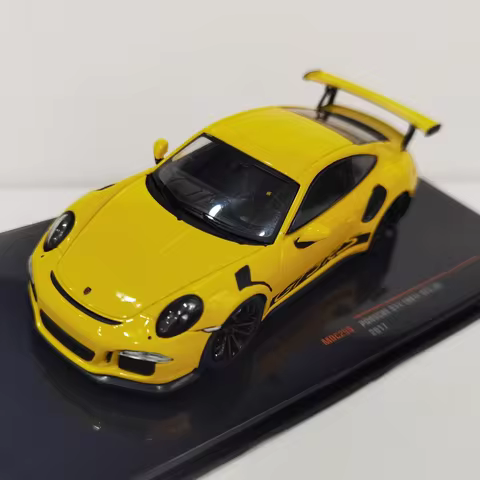 Die-cast 1:43 Scale PORSCHE 911 991 GT3 RS 2017 Simulation Alloy Static Car Model