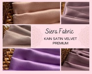 Grosir 1 Roll Kain Satin Velvet Cavalli Premium