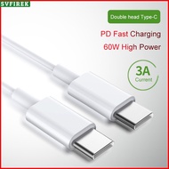 PD Fast Charging Cable 60W Type C to Type C Data Cable USB C to Phone Charging Wire Quick Charge Wir