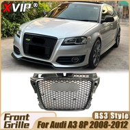 XVIP Perfect Match RS3 Style Front Racing Grille Grill Grid For Audi A3 8P 2008-2012 Chrome S3 Style