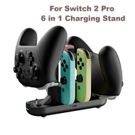 AOLION For Switch 2 Pro Controller Charging Stand Type C Multi in One Switch2 Joycon Controller Char